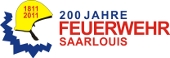 Hier klicken um zum Jubiläumsprogramm zu gelangen ... Logo: 1811-2011 200 Jahre Feuerwehr Saarlouis